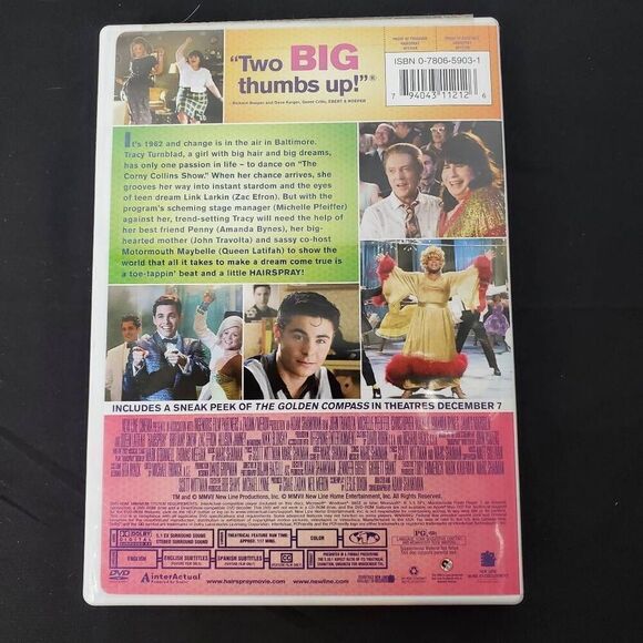 Hairspray (2007 Film) Musical/Comedy [DVD] - Picture 3 of 3